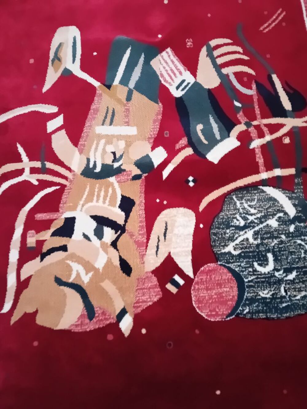 carpette motif kandinski Décoration