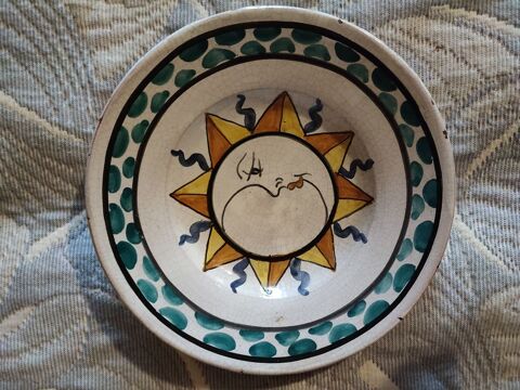 Assiette décorative soleil et lune 18 cm 10 Jussey (70)