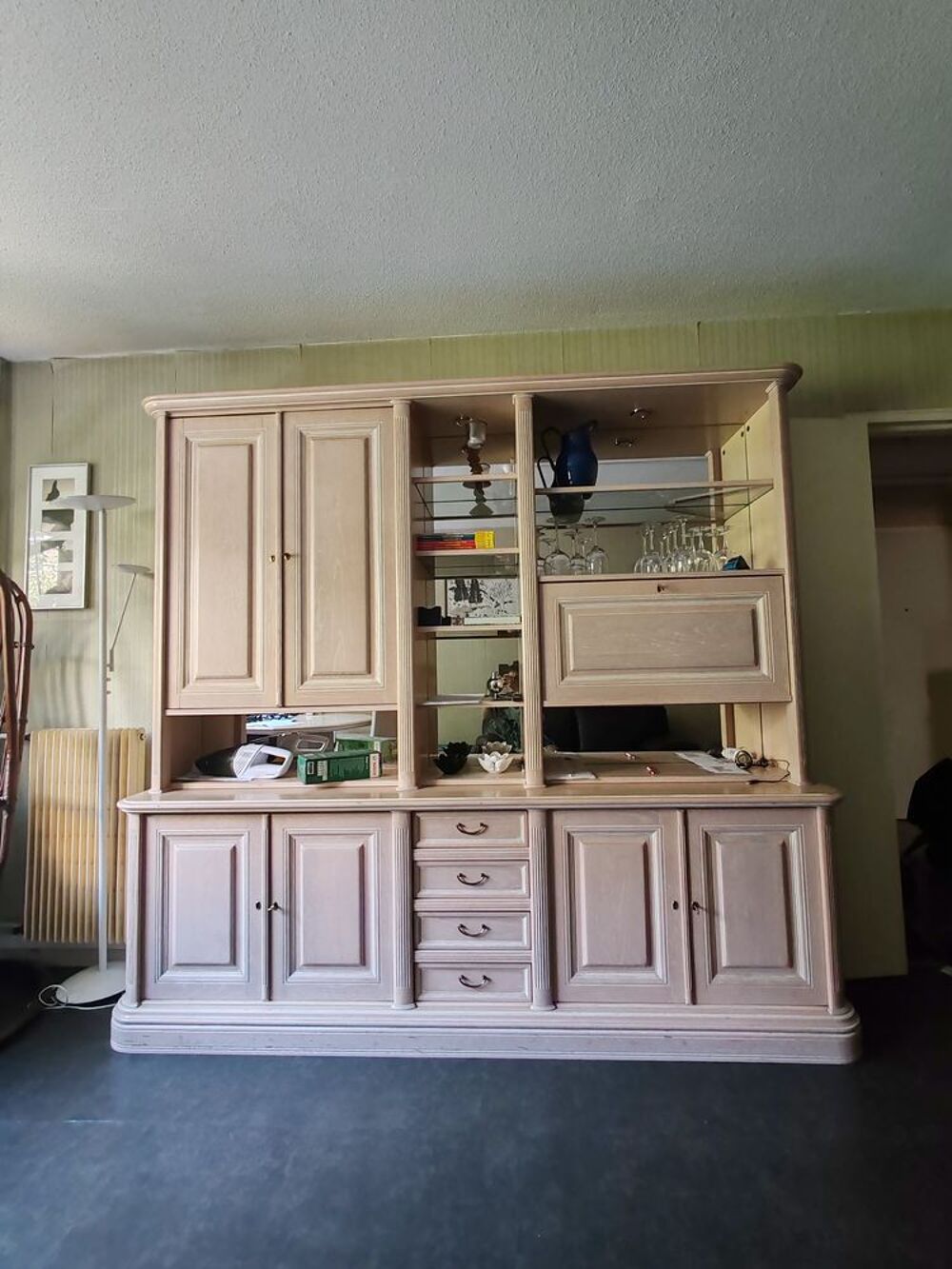 Meubles TV + Buffet + Table octogonale avec ses 4 chaises Meubles