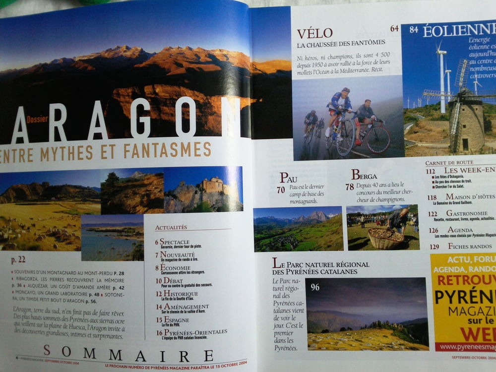 Pyr&eacute;n&eacute;es Magazine N&deg;95 Aragon Les Pyr&eacute;n&eacute;es du Soleil Livres et BD