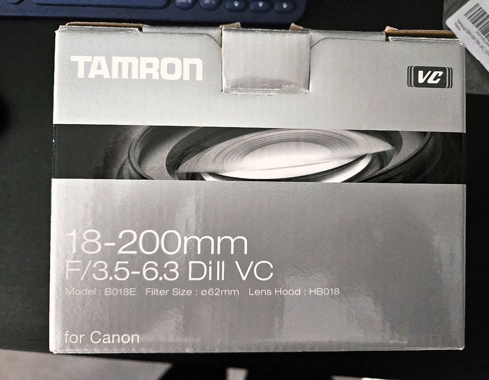 OBJECTIF TAMRON 18-200mm F/3.5-6.3 DiII VC Photos/Video/TV