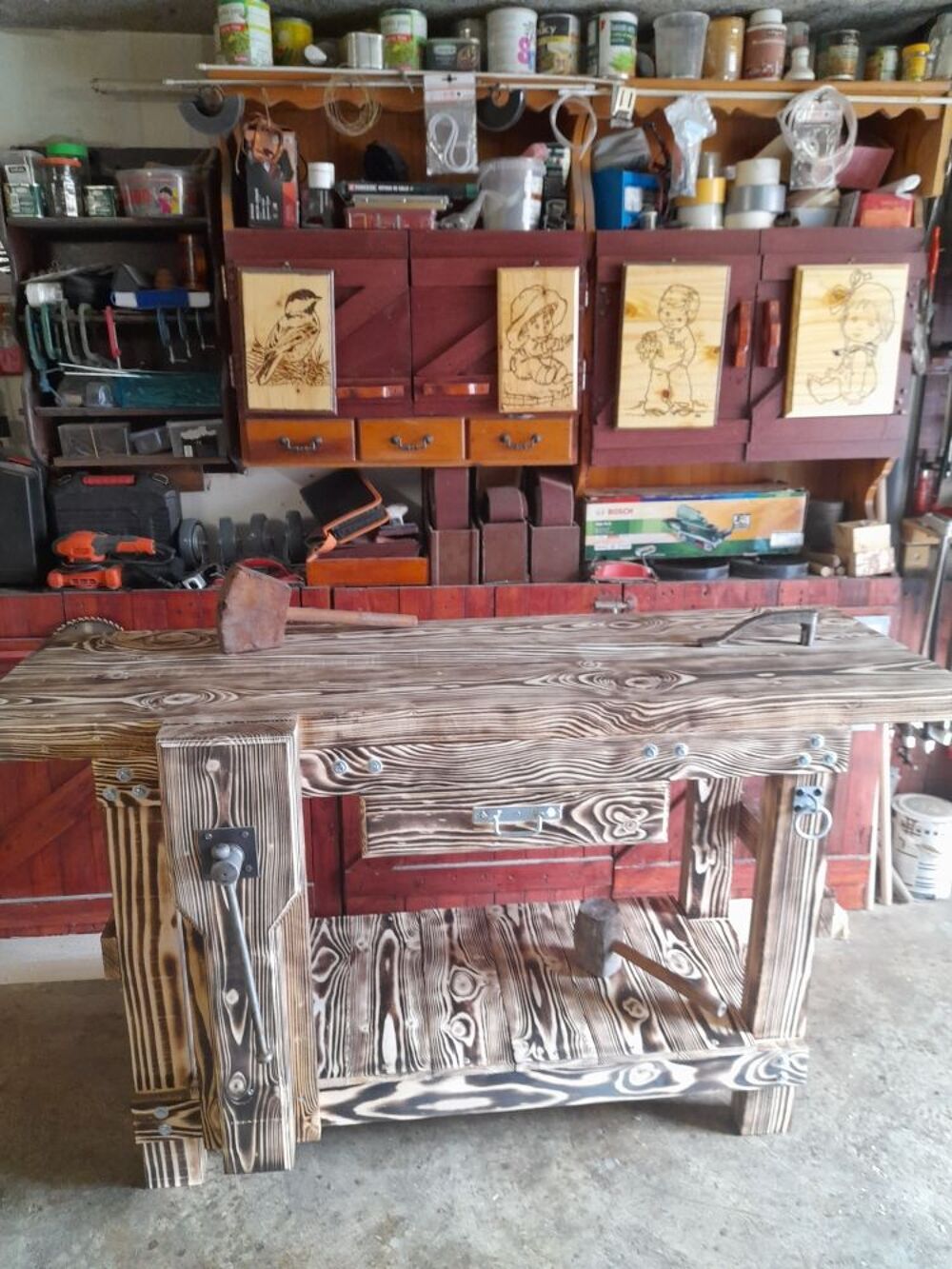 &eacute;tabli en bois neuf Bricolage
