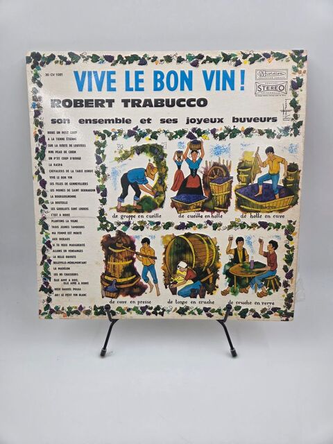 Vinyle 33 tours Vive le Bon Vin : Robert Trabucco... 3 Vulbens (74)