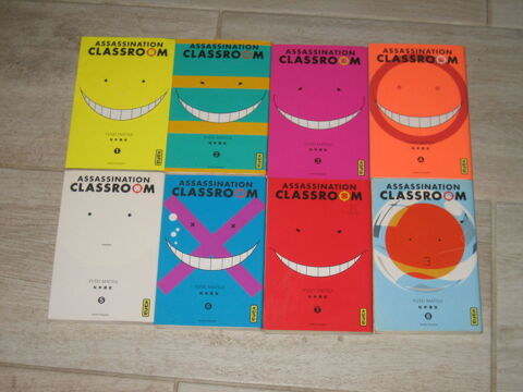 lot 8 mangas ASSASSINATION CLASSROOM 1 a 8 kana 25 C�zy (89)