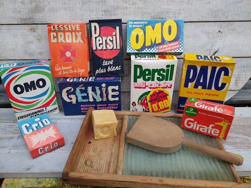 Anciens Paquets de Lessives Vintages 