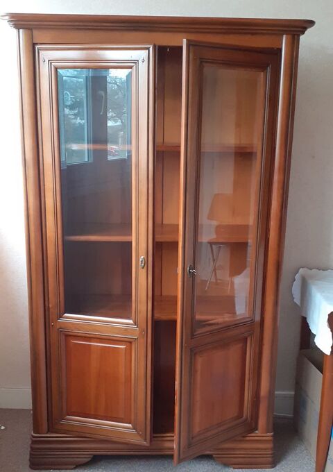 VITRINE style LOUIS PHILIPPE 2 portes en Merisier (dmontabl 0 Verneuil-sur-Seine (78)