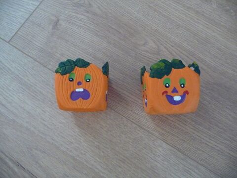 2 petites citrouilles photophores en cramique 6 Celles-sur-Belle (79)