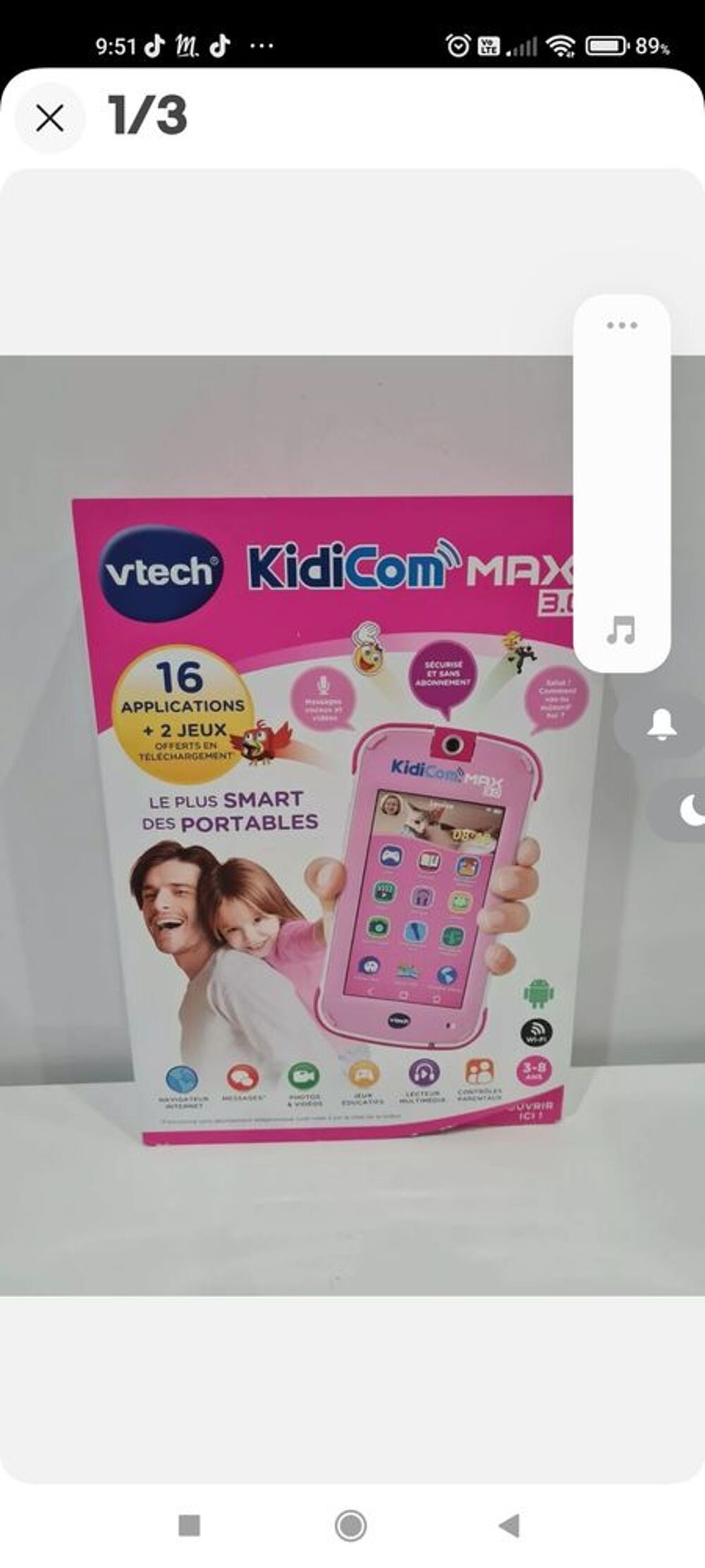 Sous garanti.kidicom rose . Consoles et jeux vidéos