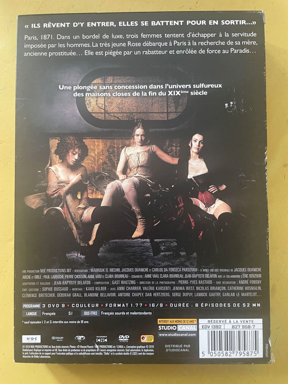 Coffret 3 DVD MAISON CLOSE Saison1 DVD et blu-ray