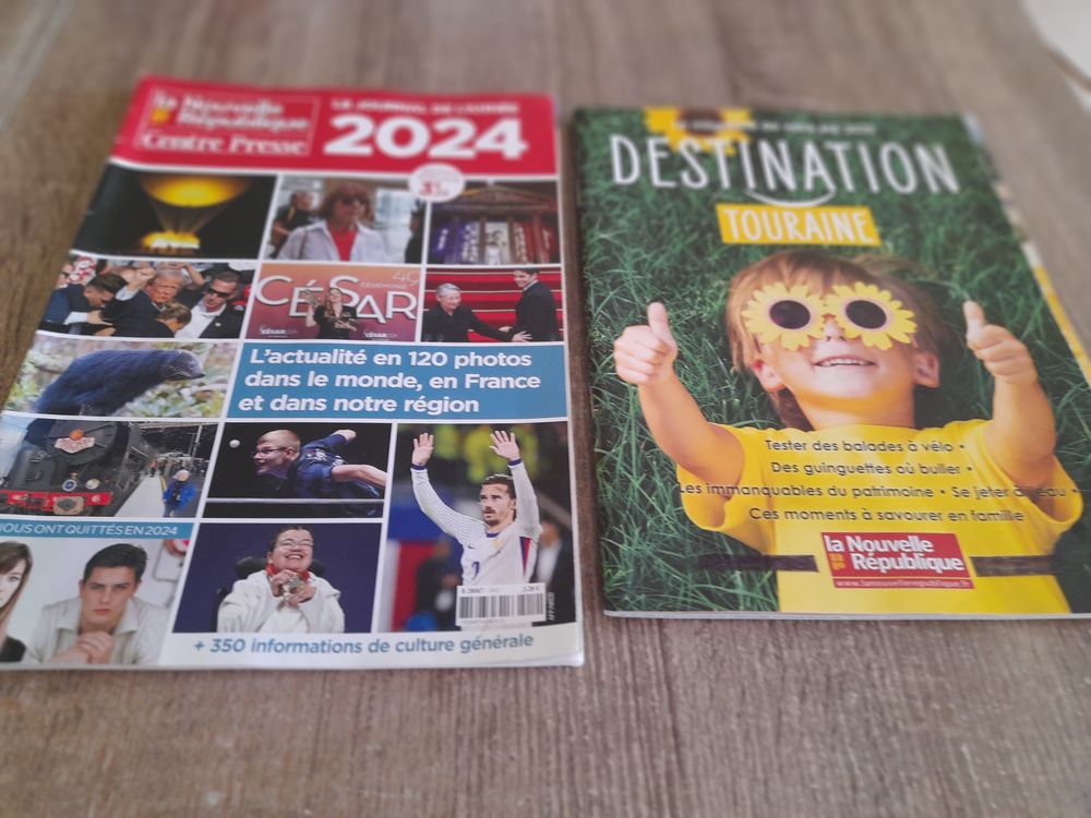 Ann&eacute;e 2024 + Destination Touraine Livres et BD