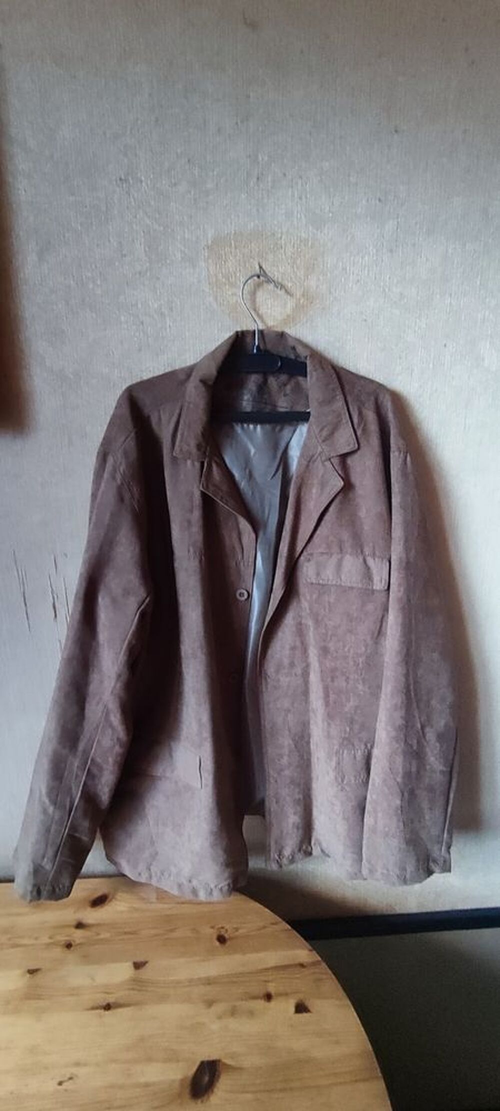 Veste en su&eacute;dine XXL Vêtements