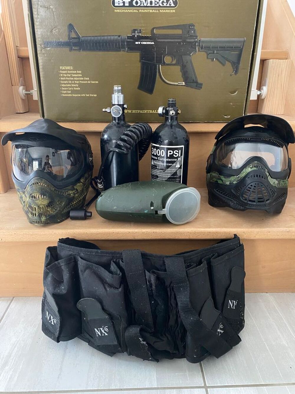Paintball BT OMEGA avec accesoires Sports