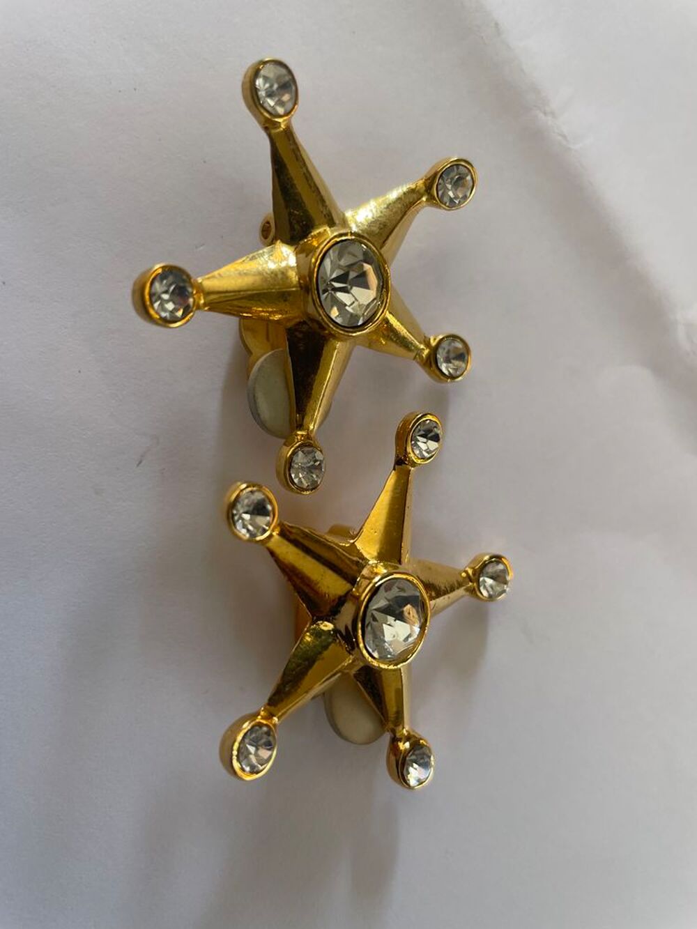 BO dor&eacute; &eacute;toile strass Ines De La Fressange Bijoux et montres