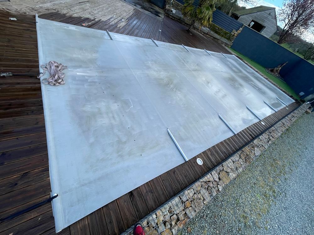 B&acirc;che &agrave; barre 10mx4,5m Jardin