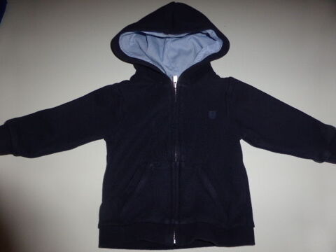 JACADI Gilet  bleu marine zipp� � capuche 12 mois 7 Rueil-Malmaison (92)