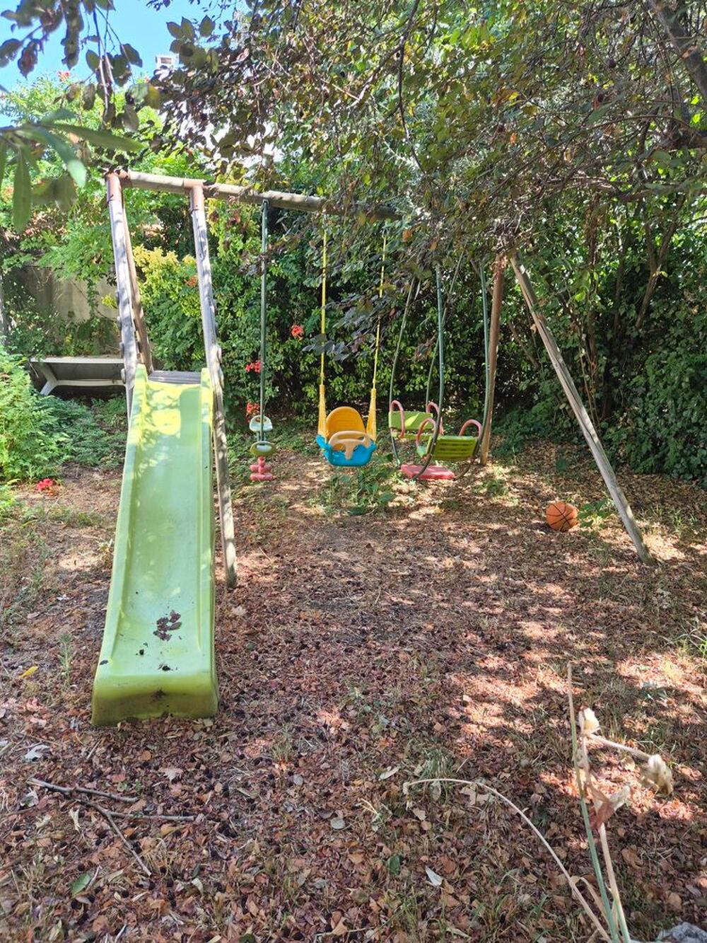 Balan&ccedil;oire toboggan Jardin