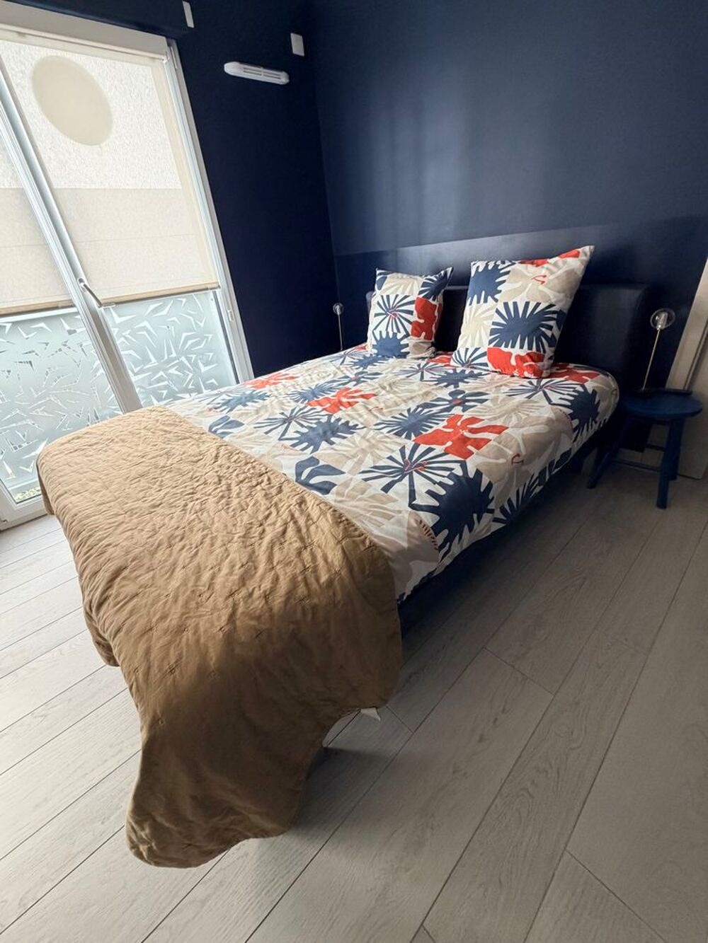 2 Lit Anna Cinna cuir 160x200 Meubles