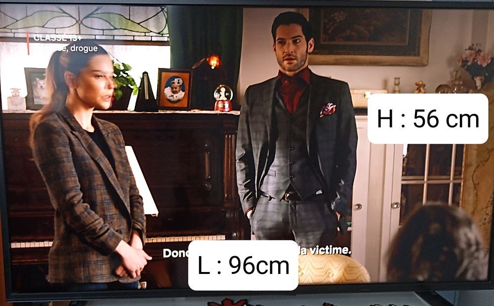 t&eacute;l&eacute;vision Hitachi 99x56 cm &agrave; venir chercher Lyon 8 Téléphones et tablettes