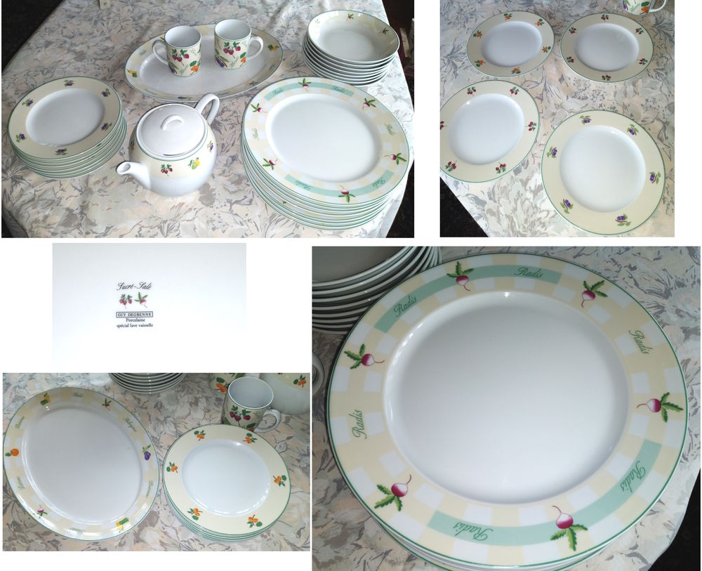 service porcelaine Guy Degrenne Cuisine