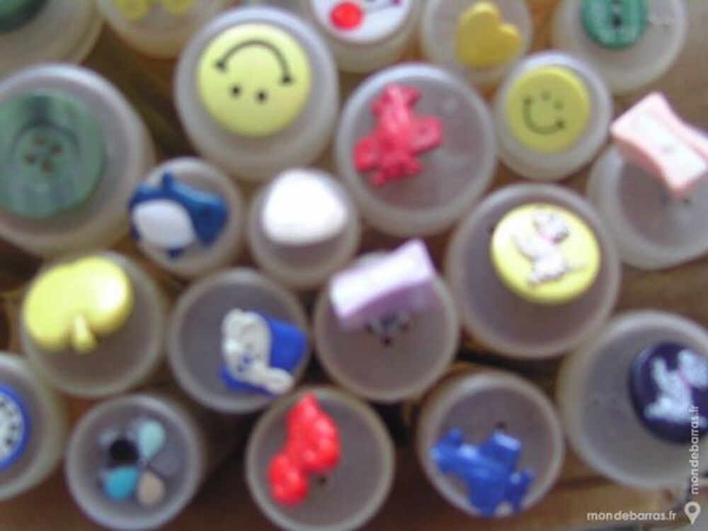 Lot de 10 boutons fantaisie Bijoux et montres