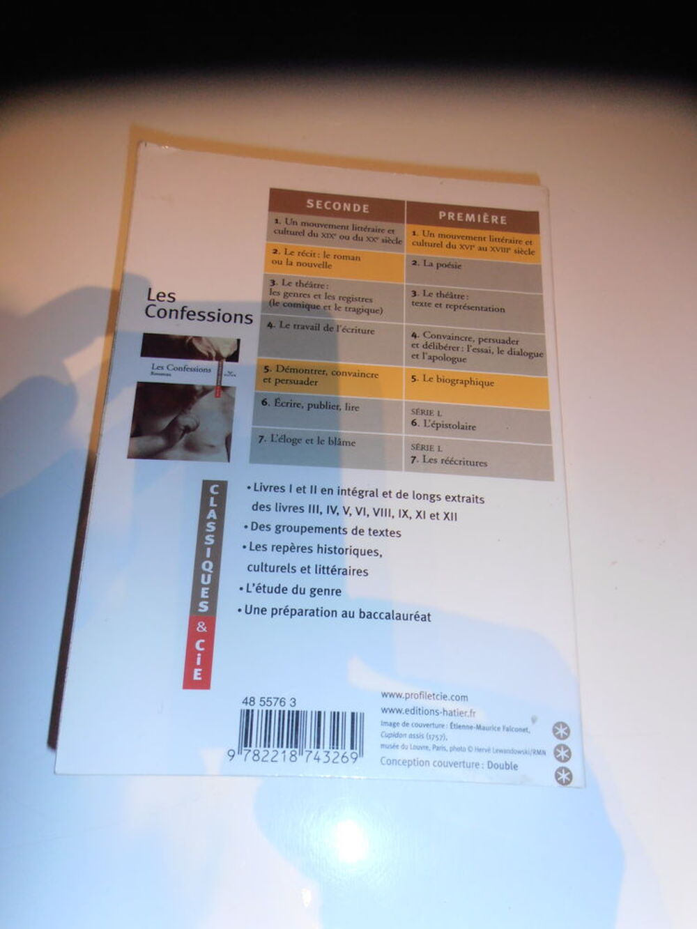 Les confessions (90) Livres et BD