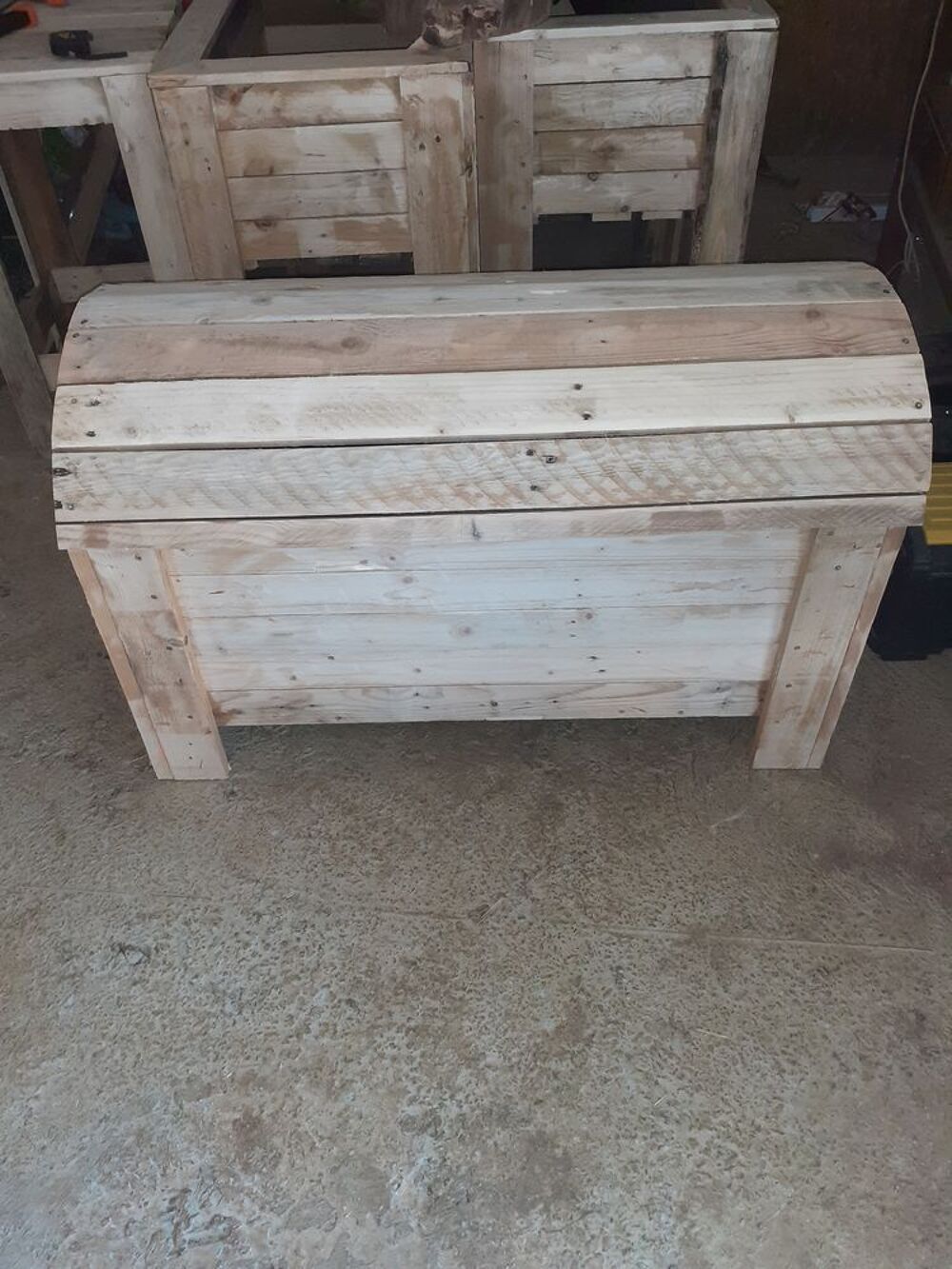 Coffre en pallette Jardin