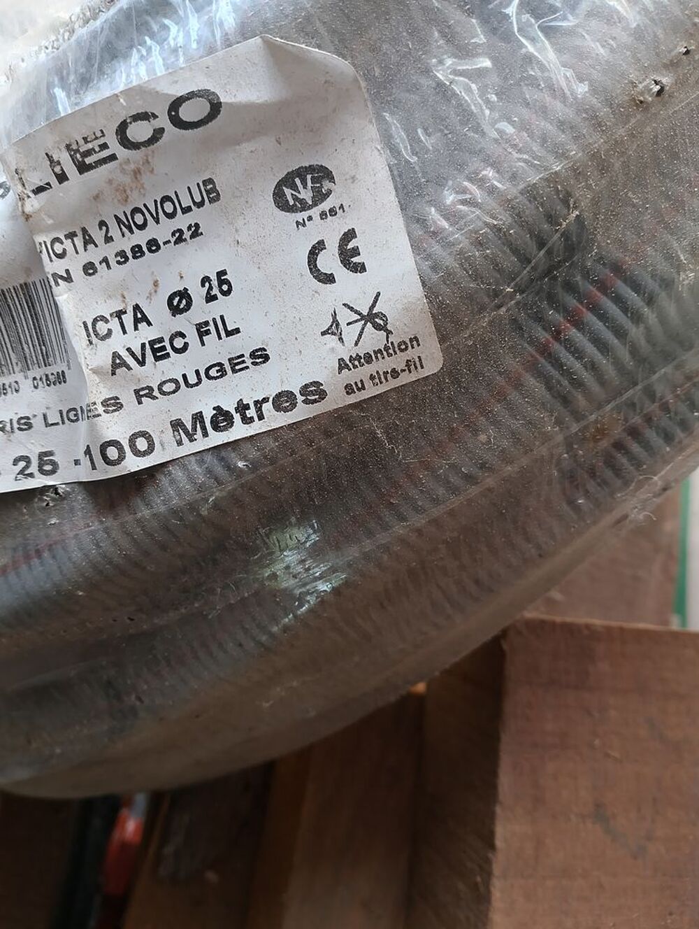 50M de gaine &eacute;lectrique de 25mm de diam&eacute;tre Bricolage