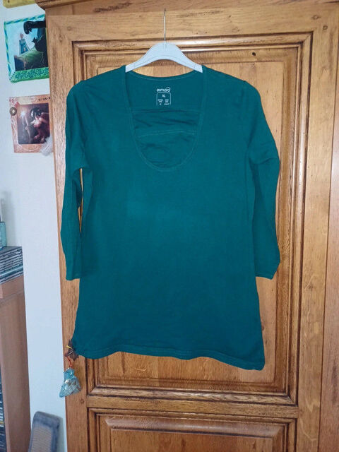 T shirt manches 3/4 vert 8 Viriat (01)