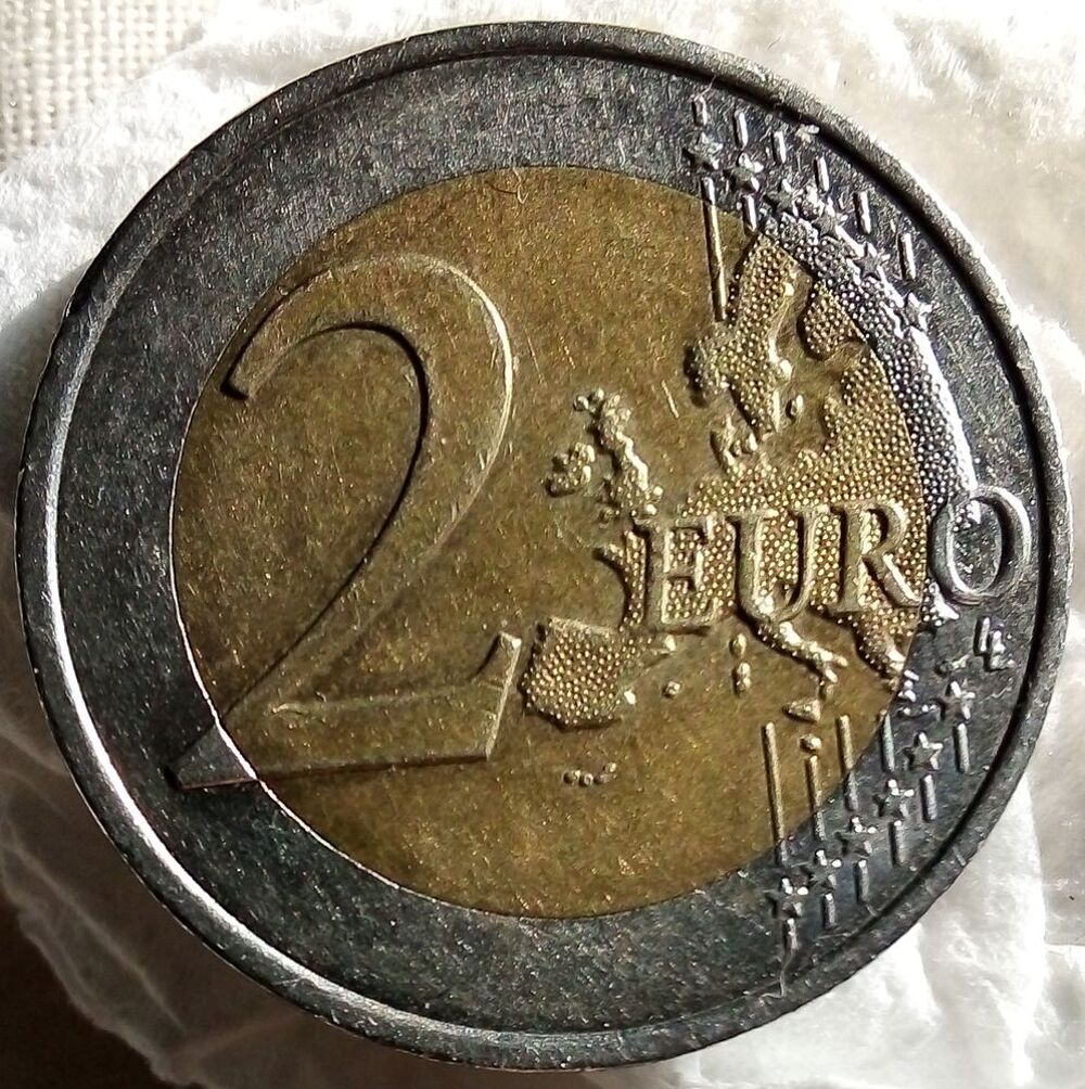 Piece de deux euros. 