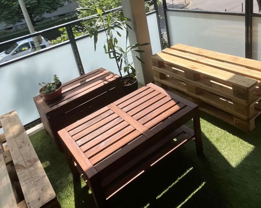 Meuble ext&eacute;rieur - Table &agrave; manger acacia massif Meubles