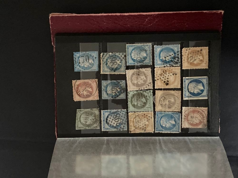 Albums de timbres fran&ccedil;ais 