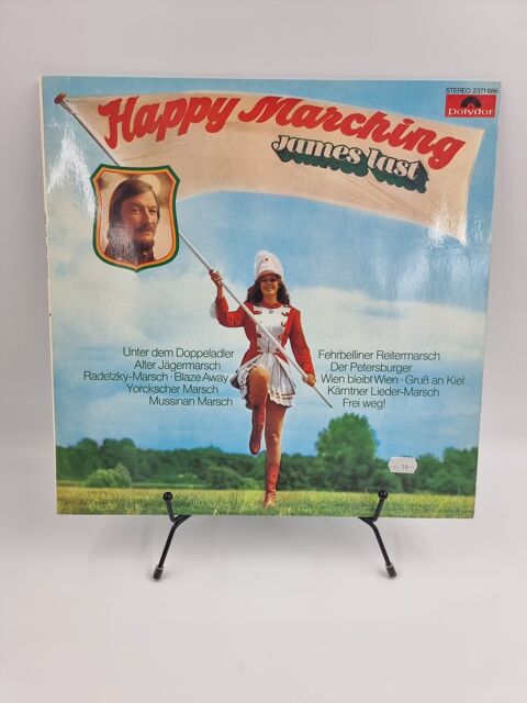 Vinyle 33 tours James Last : Happy Marching avec fourreau 12 Vulbens (74)