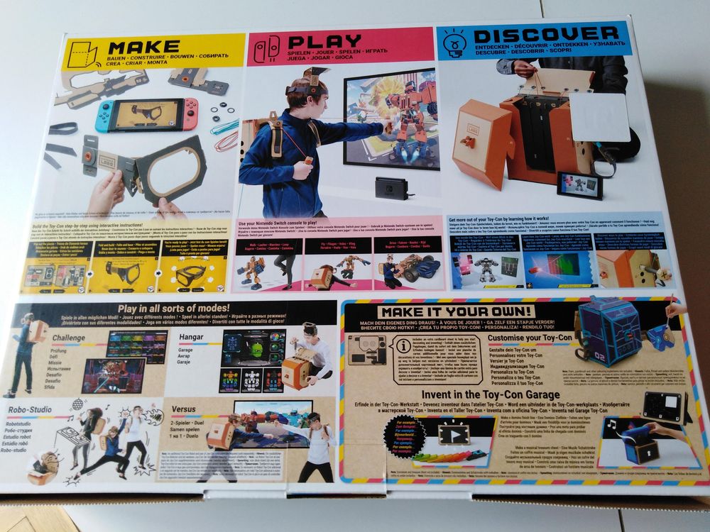 NINTENDO SWITCH LABO 
ROBOT KIT 6 + Jeux / jouets
