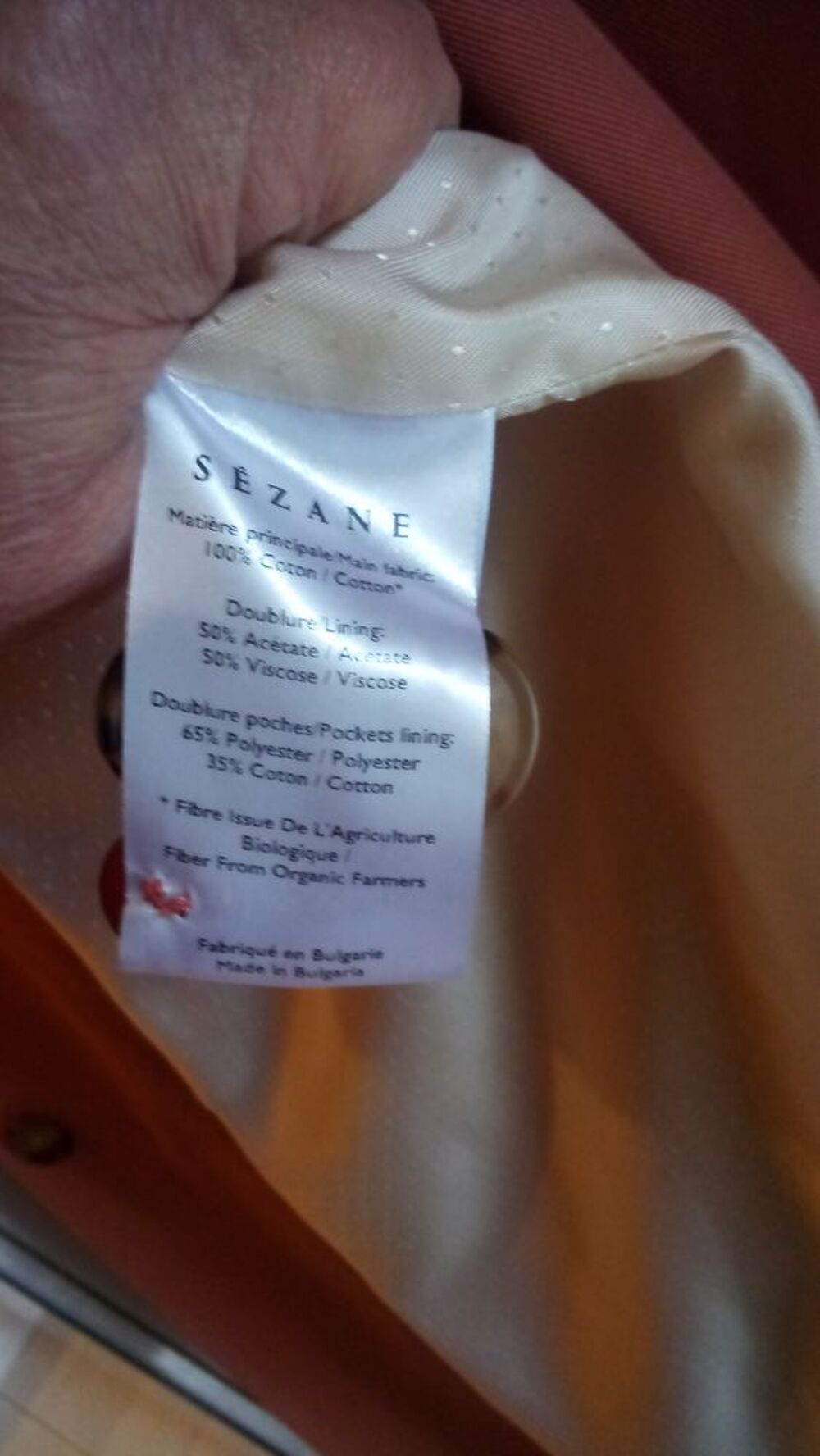 trench coat Sezane Vêtements