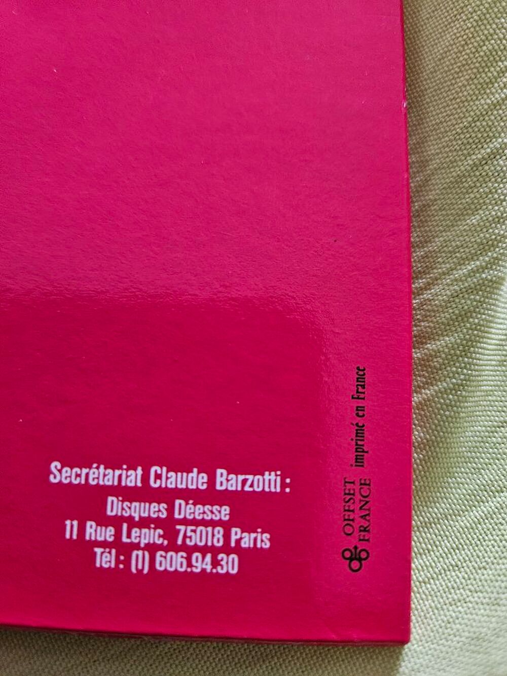 Barzotti 33t Beau, J's'rai Jamais Beau ddlx 255 CD et vinyles