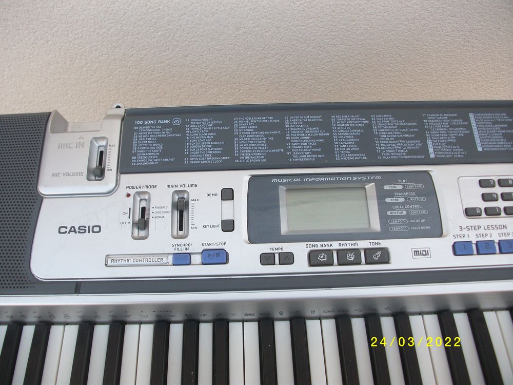 Clavier CASIO LK 100 Instruments de musique