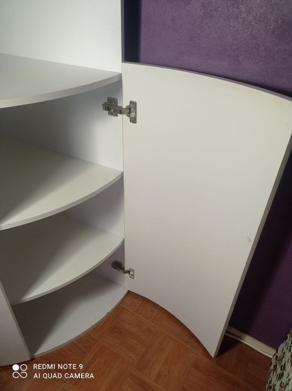 Meuble, Buffet d'angle blanc laqu&eacute; Ikea ou Alin&eacute;a Meubles
