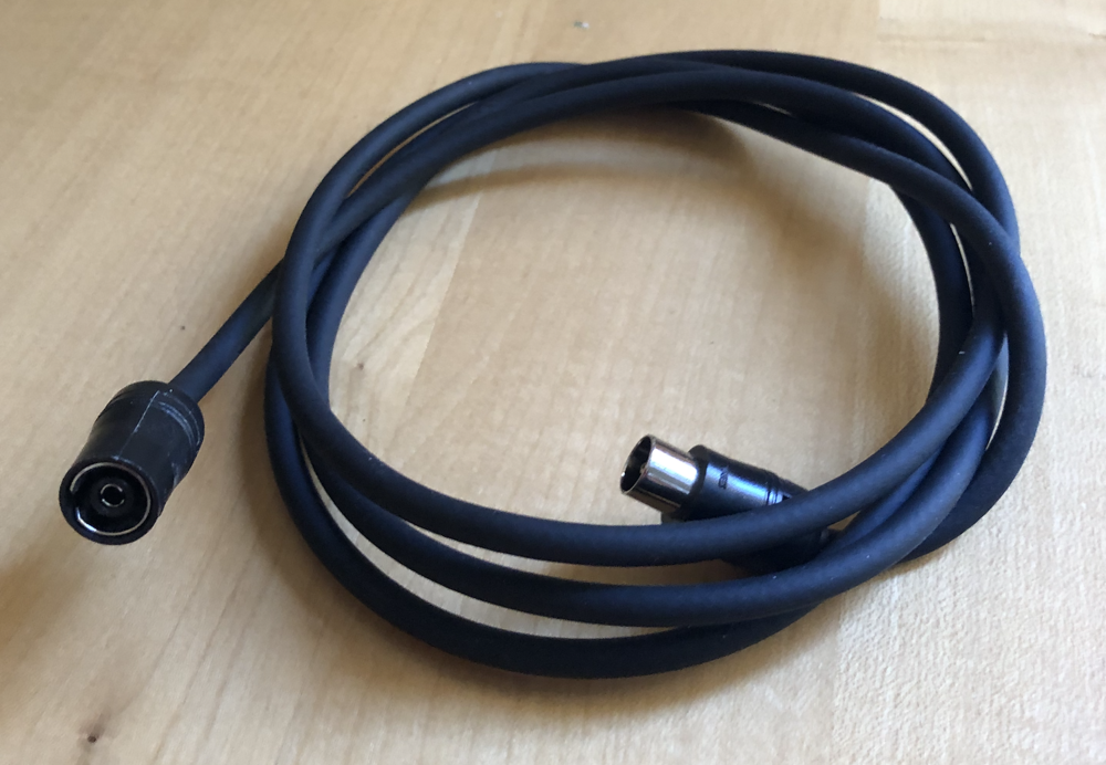 C&acirc;ble TV coaxial antenne noir 1,5 m Photos/Video/TV