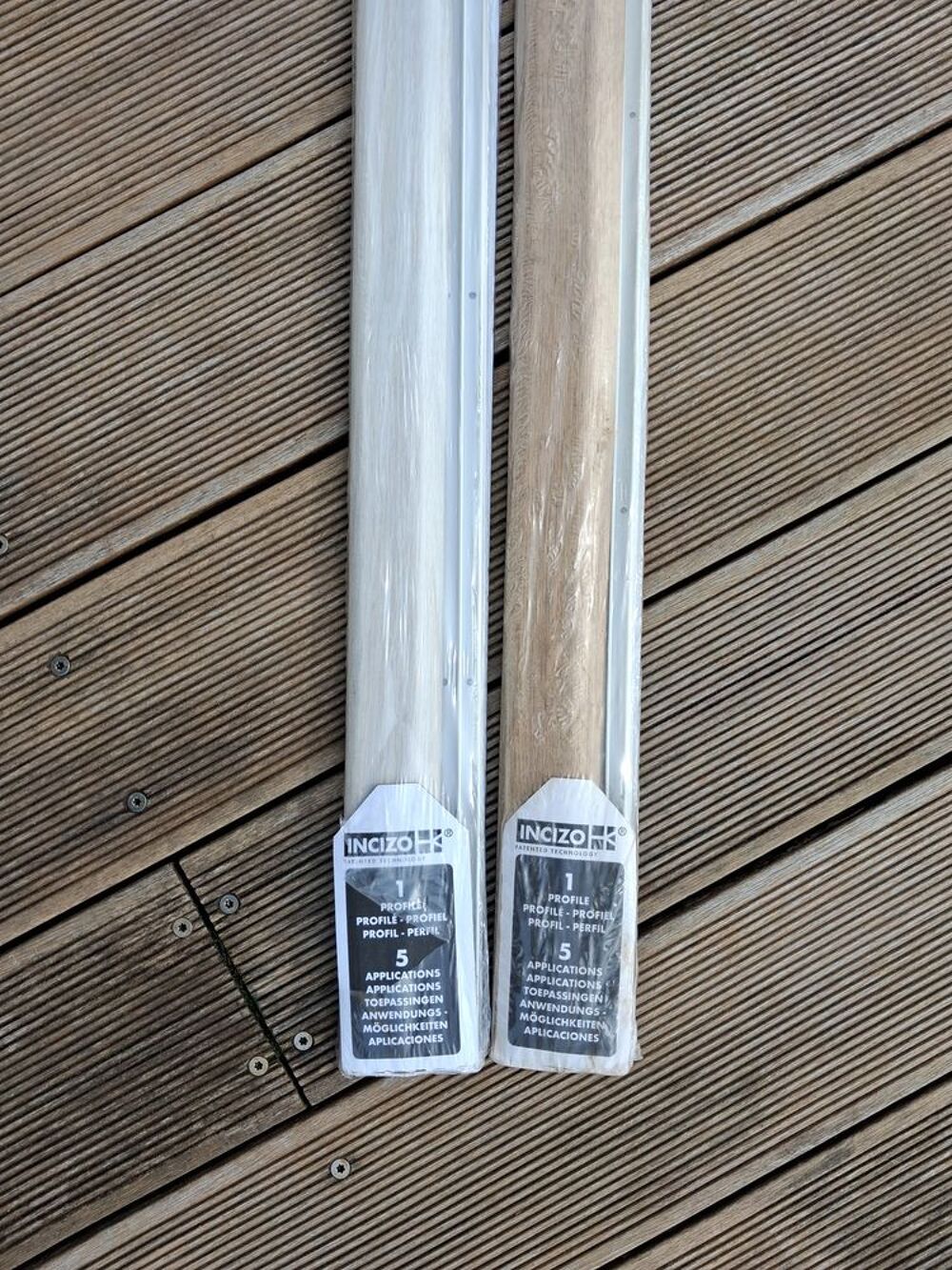 LOT DE 2 BARRES DE SEUILS quick step + 2 cartouches BOSTIK Bricolage