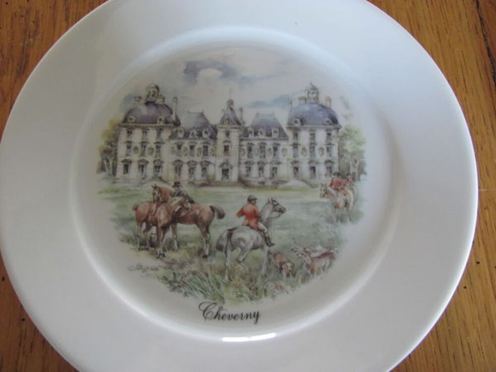 Assiettes ch&acirc;teau de la Loire Cuisine