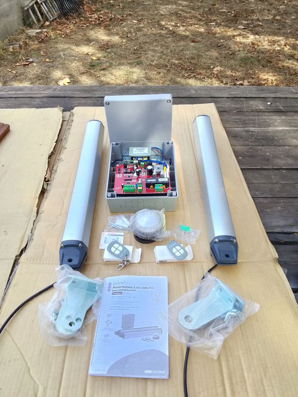 Motorisation portail vis sans fin Jardin