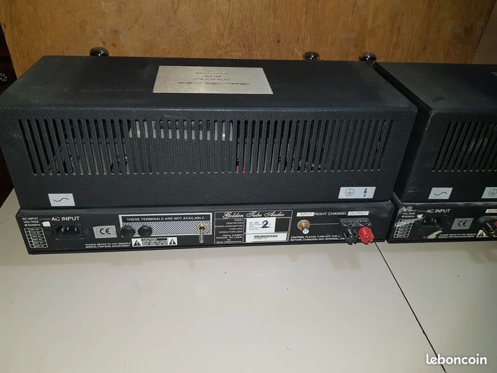  ampli &agrave; tubes americain Bel Canto pure classe A 845 SE Audio et hifi