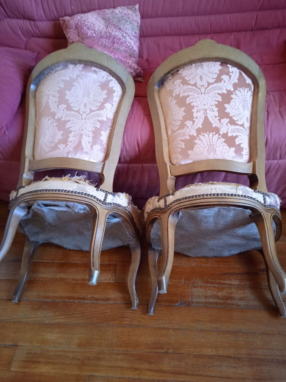 2 chaises Louis XV Meubles
