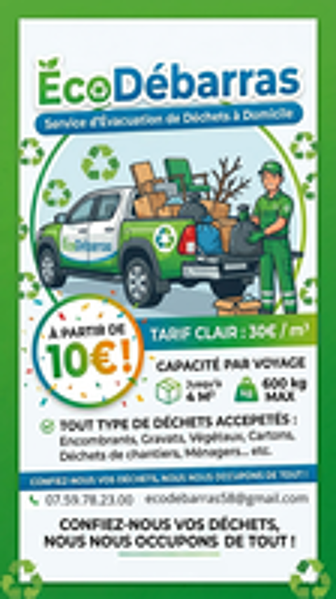   Débarras pas cher à domicile 