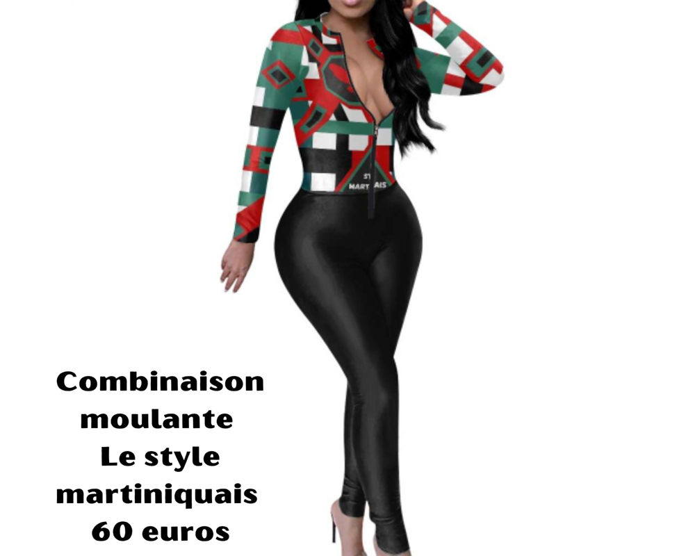 Une combinaison moulante le style martiniquais Vêtements