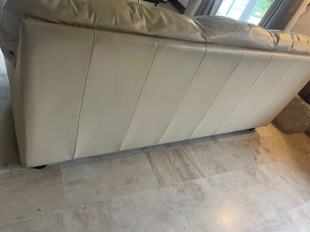 canape cuir buffle 3 places Meubles