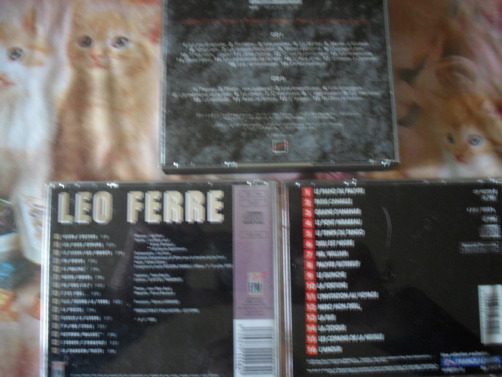 Lot de 4 CD de LEO FERRE CD et vinyles