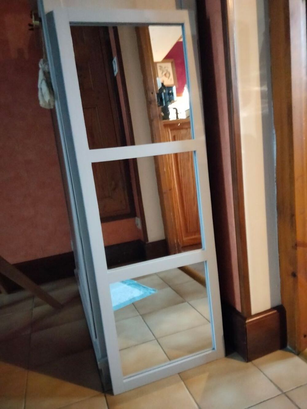 Miroir triptyque. Décoration