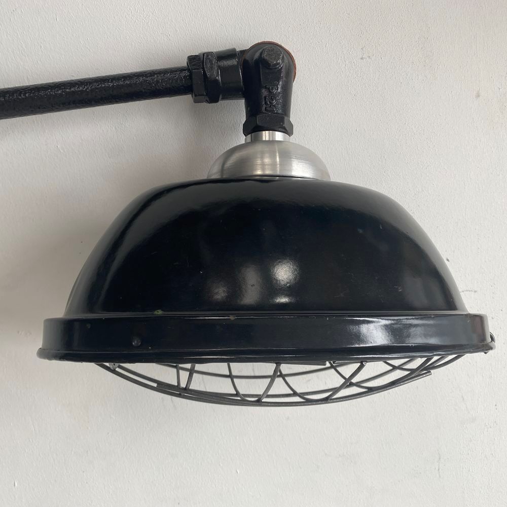 ANCIENNE LAMPE POTENCE INDUSTRIELLE XXL Décoration