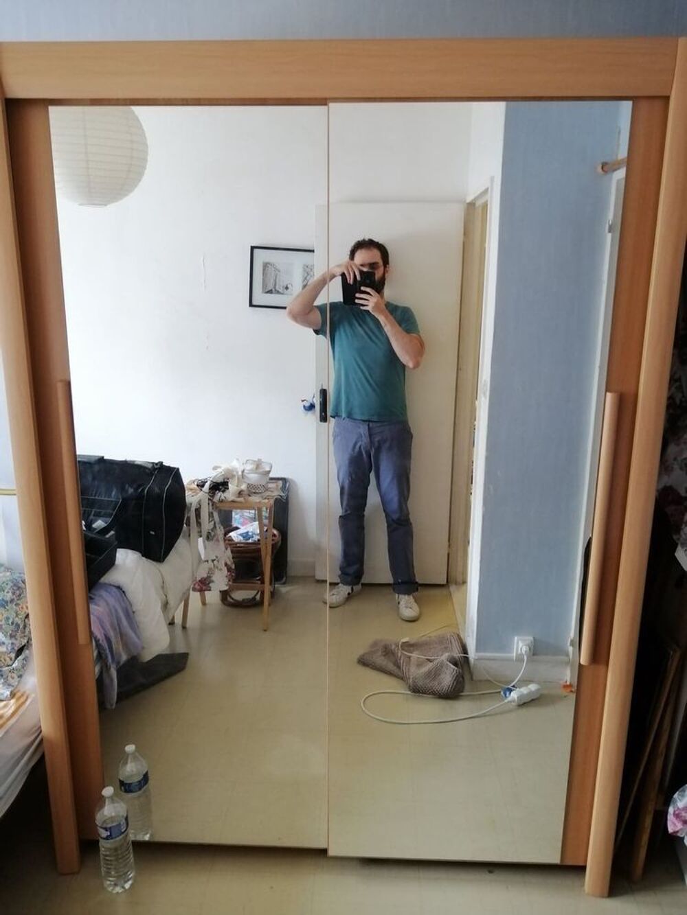 Armoire 2 portes miroir coulissantes Meubles